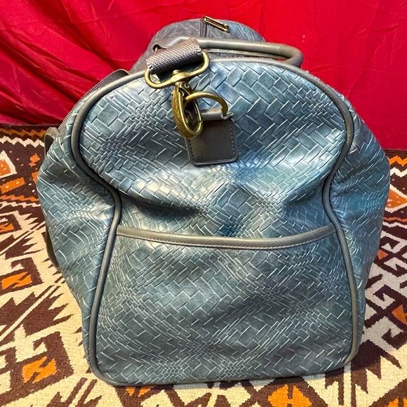 Nicole Miller Women's 2 Piece Classic Satchel Travel Set Vegan Leather Crossbody - Picture 5 of 14